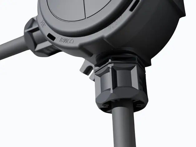 Weltneuheit: WISKA TriShot® Kabelverschraubung