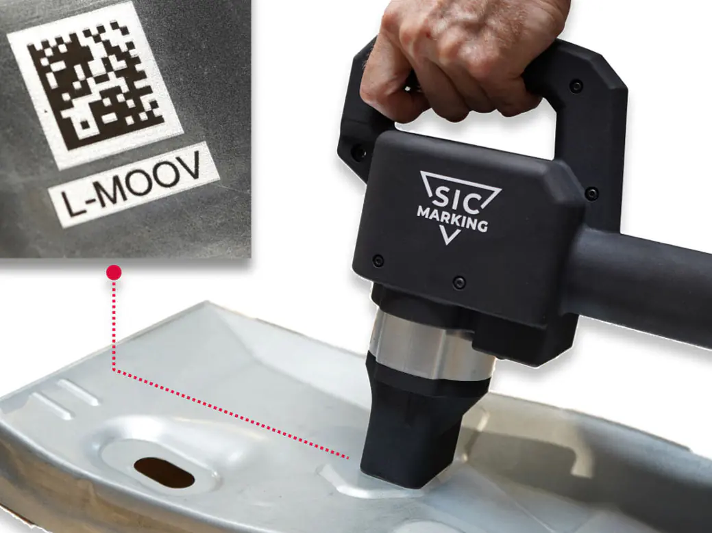 L-MOOV der tragbare Beschriftungslaser