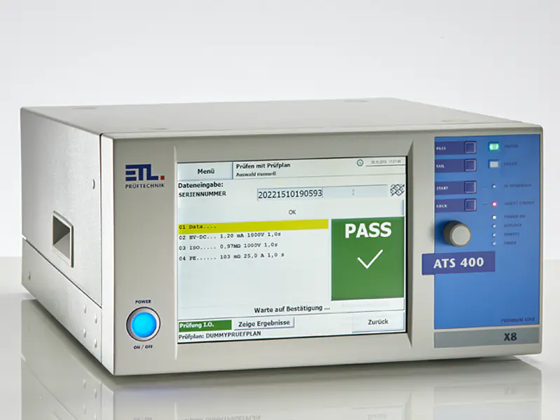 ATS400 | Elektrischer Sicherheitstester