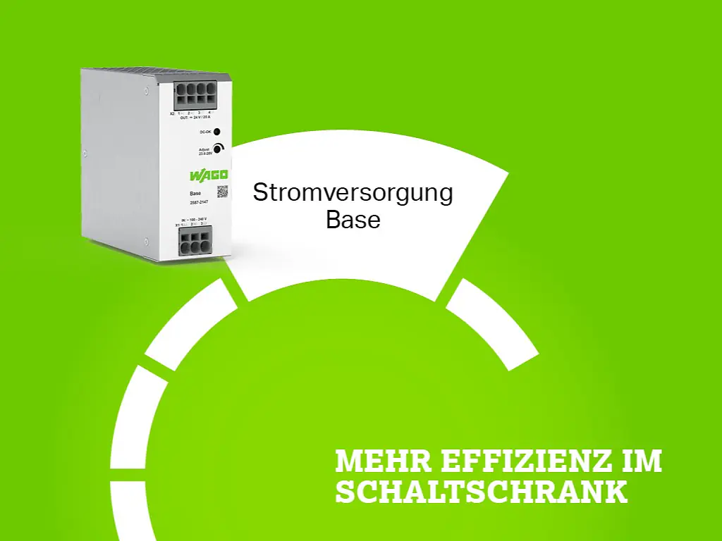 BASE par WAGO : alimentation fiable, compacte et économique