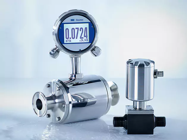 Volumenstrommessung mit magnetisch induktiver Durchflussmessung